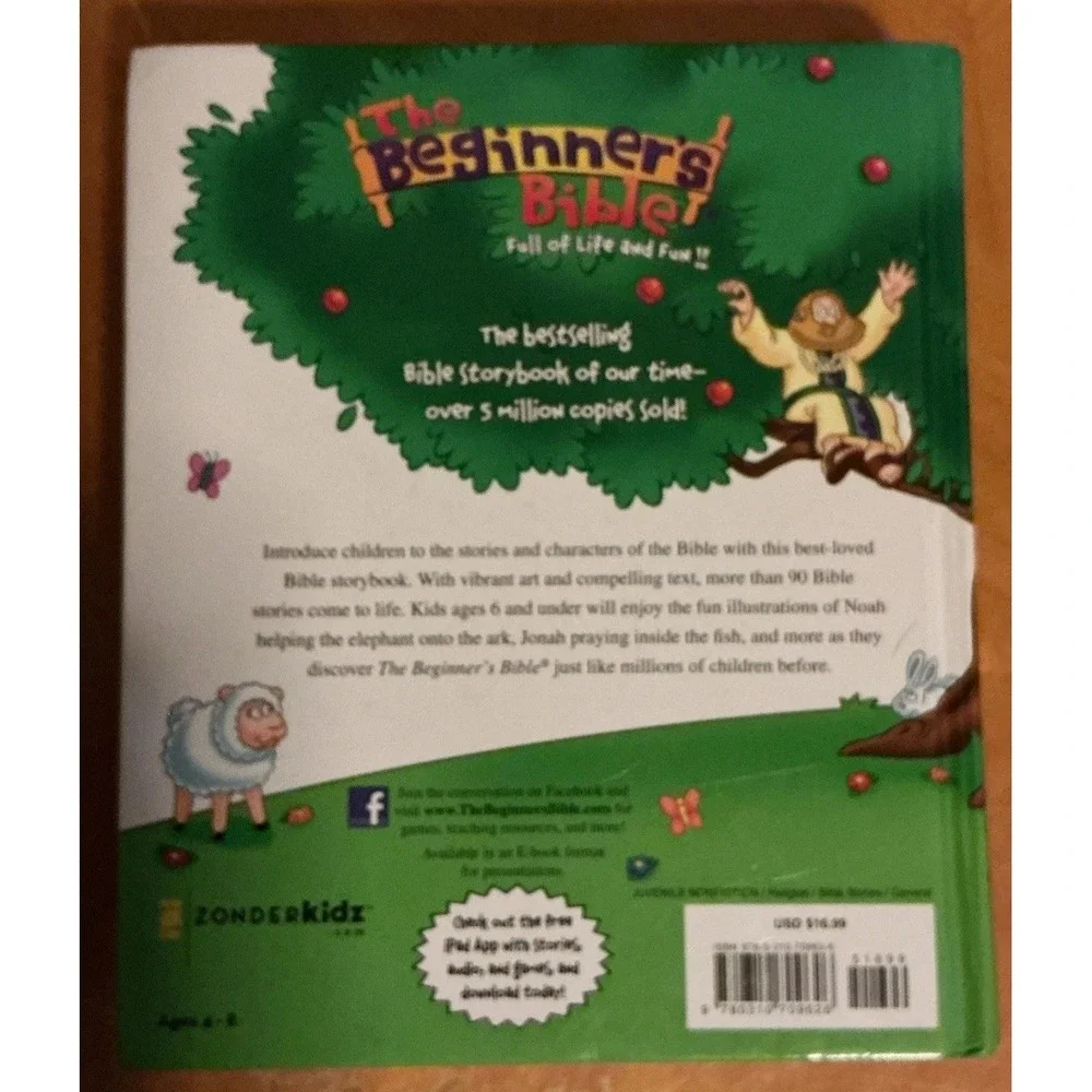 Lt Of 2 Children's Bible Books, The Beginner's Bible‎ And My First R&L Bible
